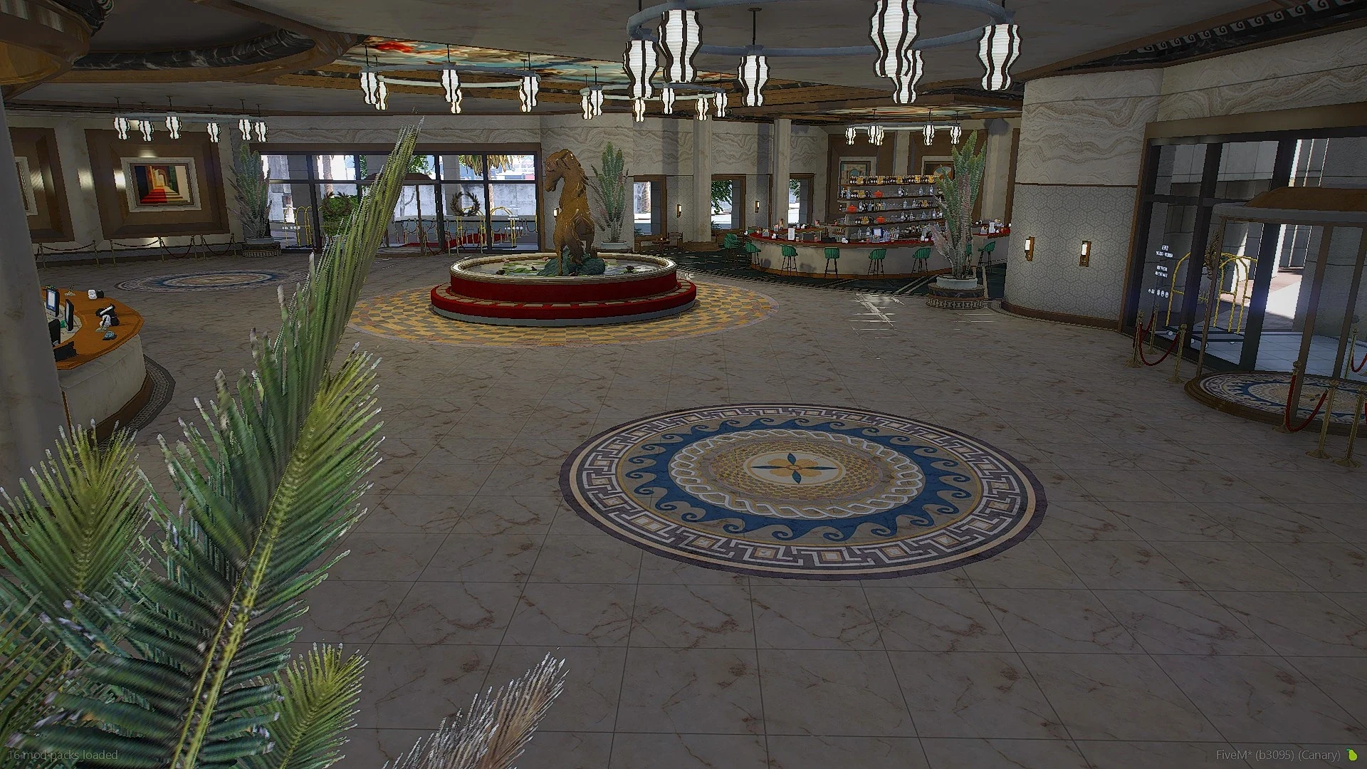 Grand lobby de l'Opium